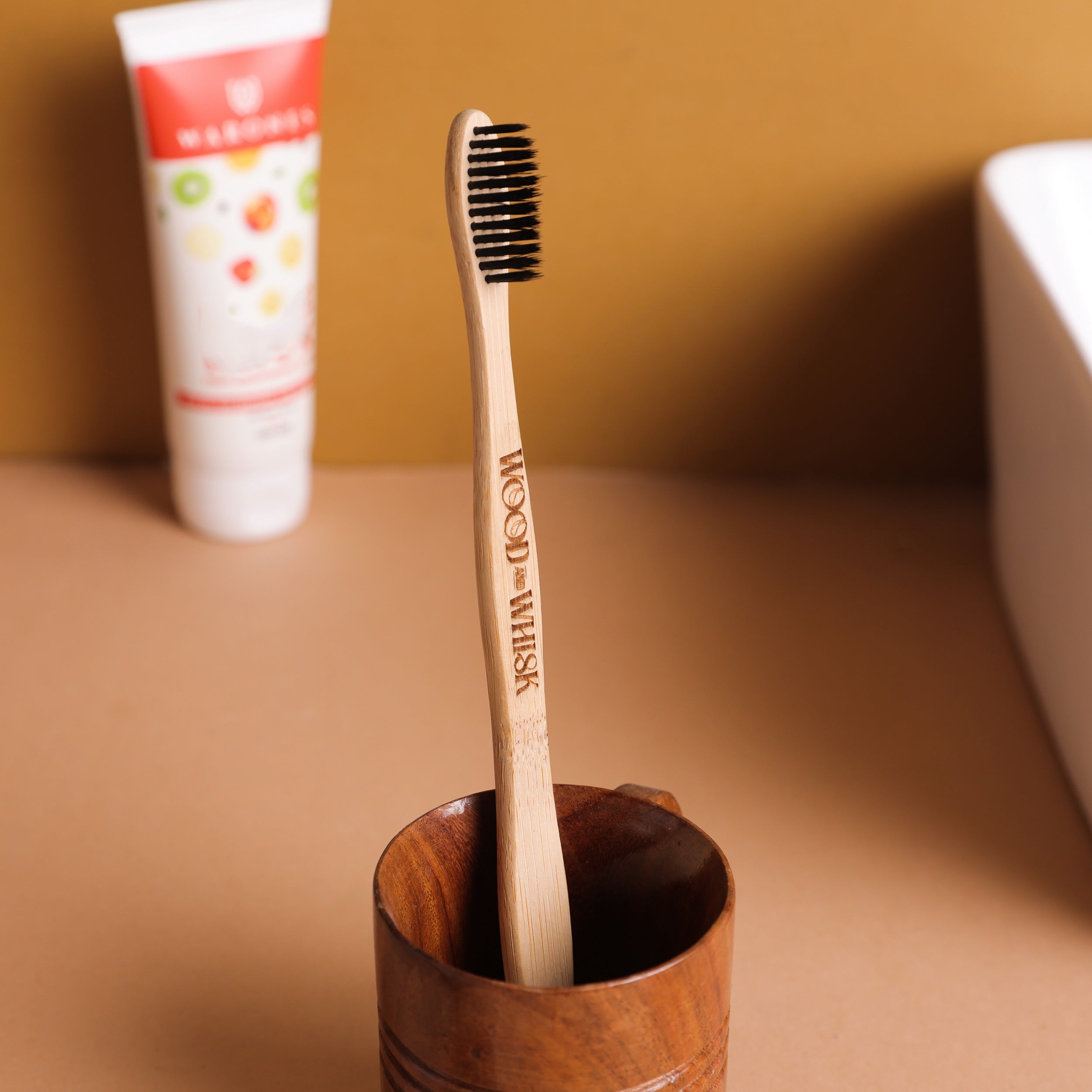 Eco-Friendly Bamboo Toothbrush – Biodegradable, Soft Bristles & Sustainable Design