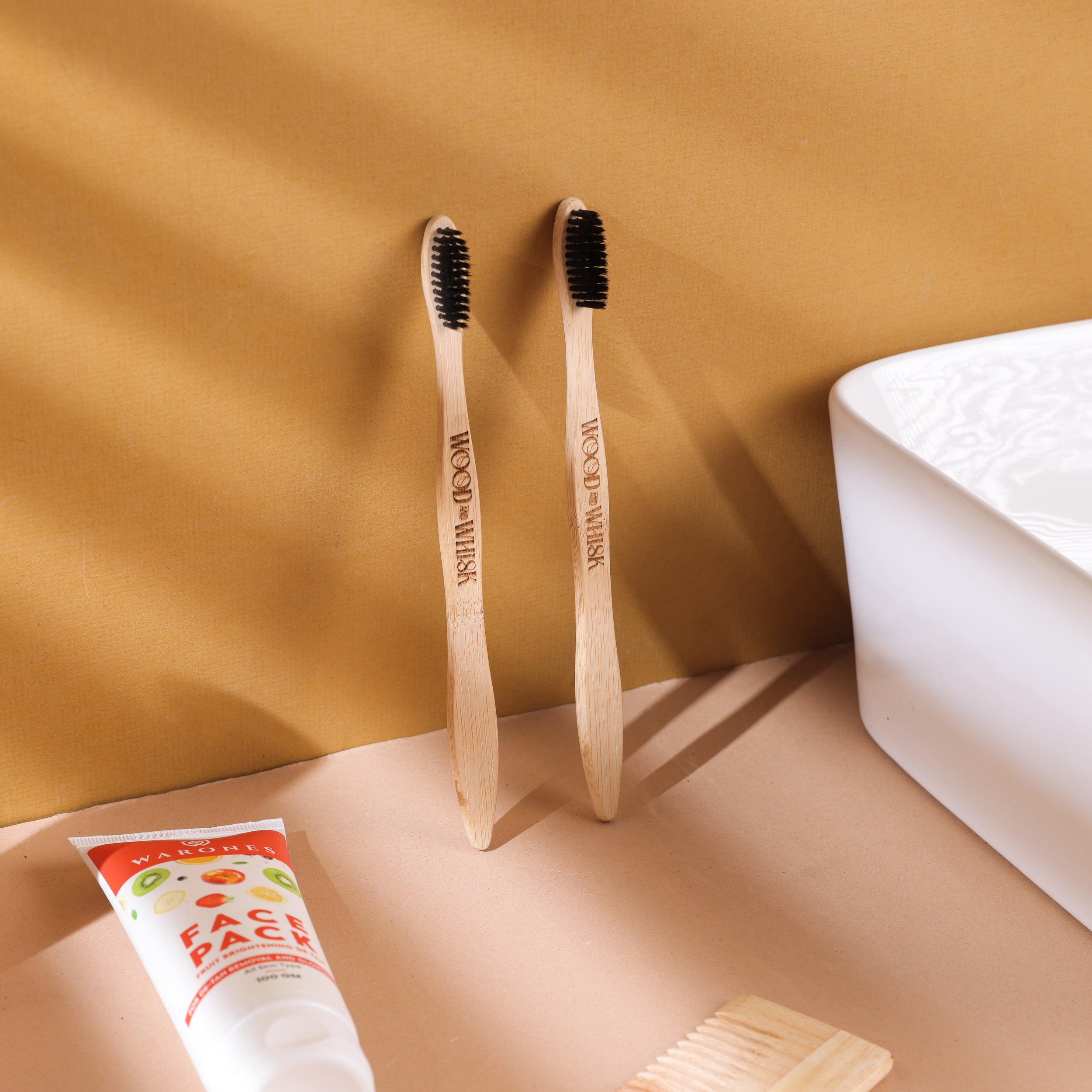 Eco-Friendly Bamboo Toothbrush – Biodegradable, Soft Bristles & Sustainable Design