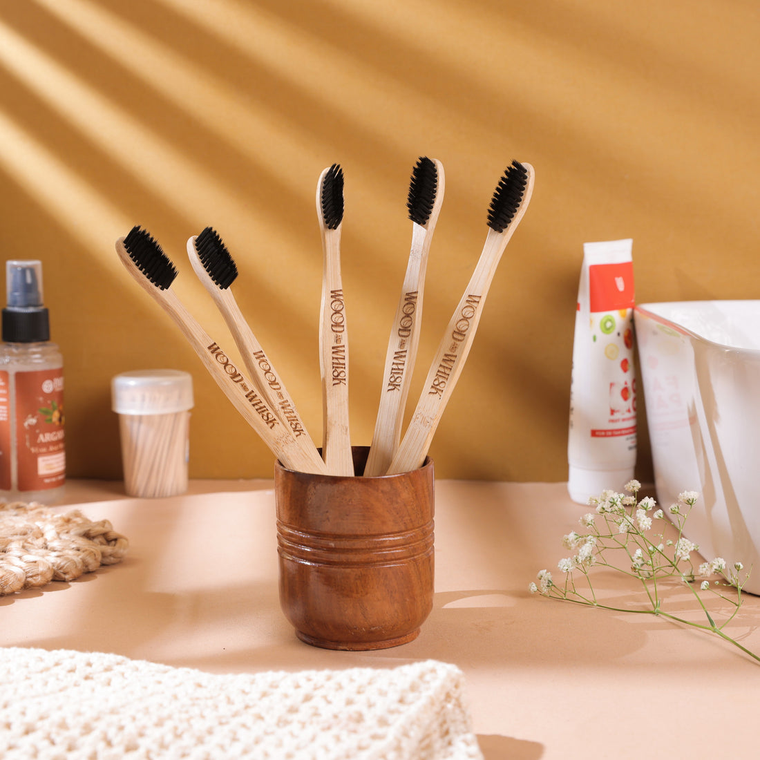 Eco-Friendly Bamboo Toothbrush – Biodegradable, Soft Bristles & Sustainable Design