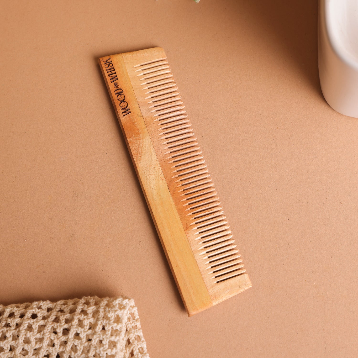 Neem Wood Regular Tooth Hair Comb – Natural, Handcrafted & Anti-Static